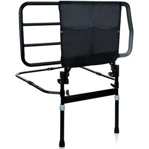 Bed Rail for Elderly Extra Large Heavy Duty Safety Grab Bar Storage Pocket 500#